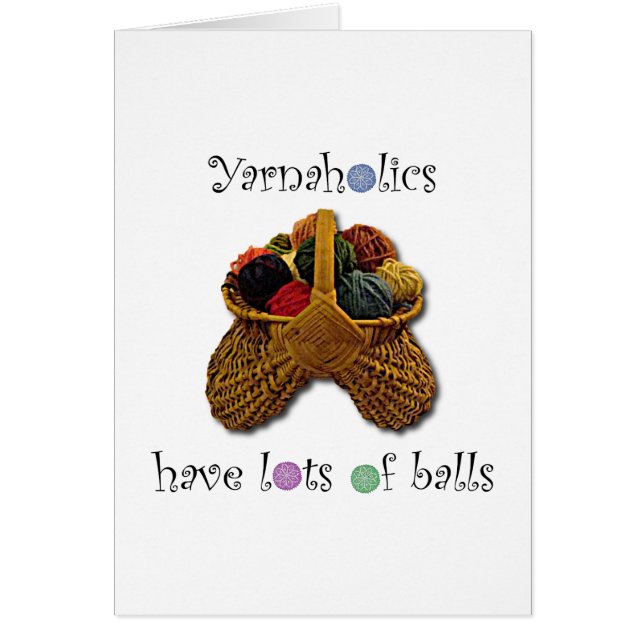 Yarnaholics heeft veel ballen (Voorkant)