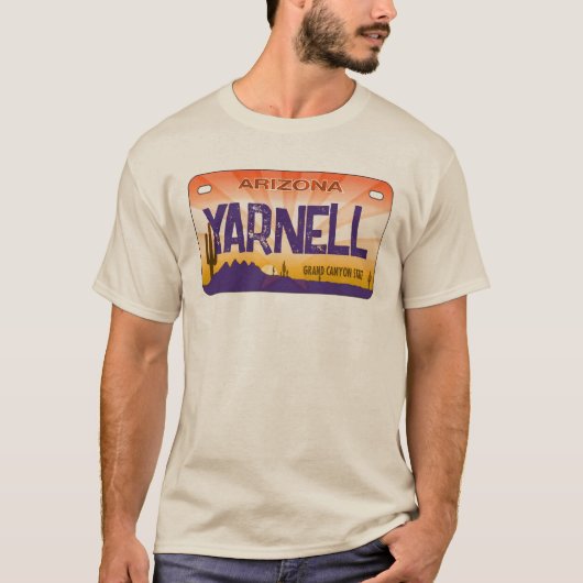 Yarnell Arizona vlag licentie bord shirt (Voorkant)