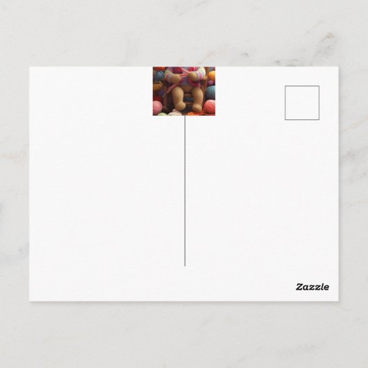 Yarnie-Beer Briefkaart (Achterkant)