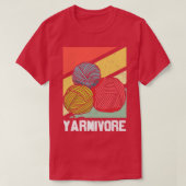 Yarnivore Knitting Design for Knitters  T-shirt (Design voorkant)