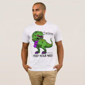 Yarnivore Yarnivaurus Rex T-shirt (Voorkant volledig)