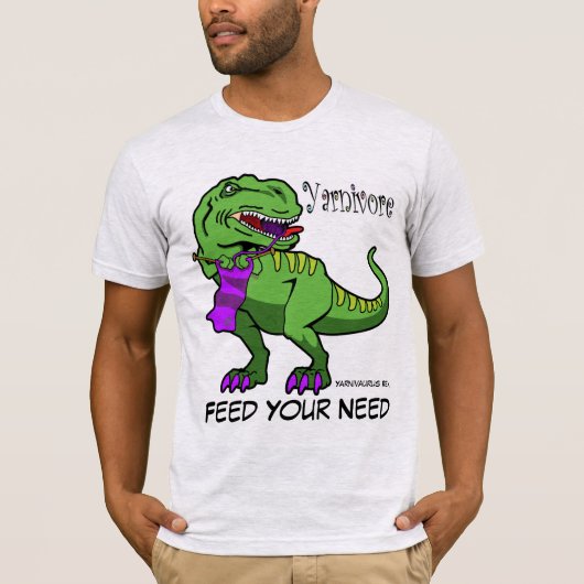 Yarnivore Yarnivaurus Rex T-shirt (Voorkant)