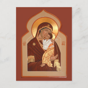 Yaroslavl'Moeder van God Prayer Card Briefkaart