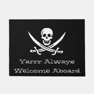 Yarr Welkom altijd Abouard Pirate Doormat Deurmat