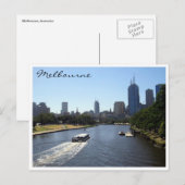 yarra melbourne briefkaart (Voorkant / Achterkant)