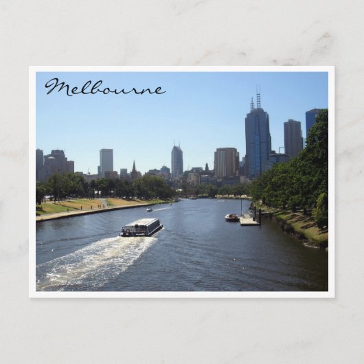 yarra melbourne briefkaart (Voorkant)