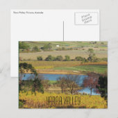 yarra valley vineyard briefkaart (Voorkant / Achterkant)