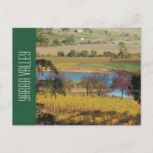 yarra valley wijnmakerij briefkaart (Voorkant)