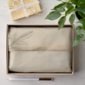 Yarrow bloem illustratie efemera tissuepapier (Geschenk)