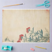 Yarrow bloem illustratie efemera tissuepapier (Craft)