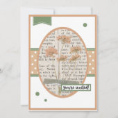  Yarrow Details op de achterste Verjaardag Kaart (Voorkant)