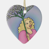 Yarrow Heart Ornament (Rechts)