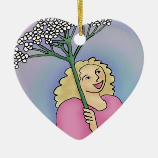 Yarrow Heart Ornament (Voorkant)