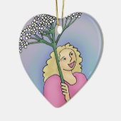 Yarrow Heart Ornament (Links)