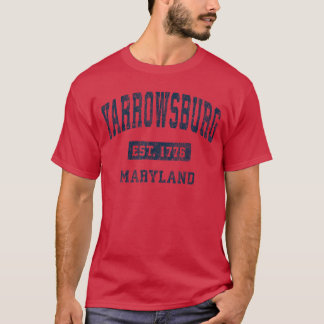 Yarrowsburg Maryland MD Vintage Atletiek Sporten D T-shirt