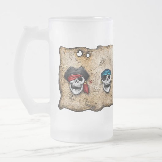 Yarrr - Pirate Frosted Mok (Links)