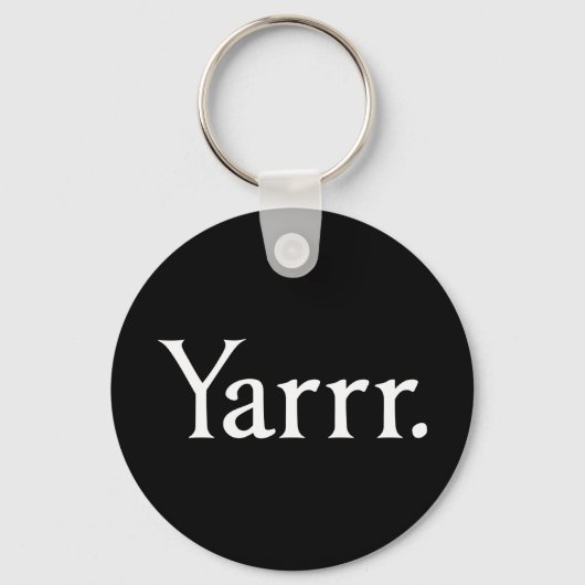 Yarrr Pirate Sleutelhanger (Voorkant)