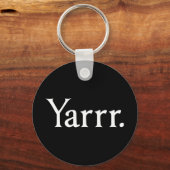 Yarrr Pirate Sleutelhanger (Voorkant)