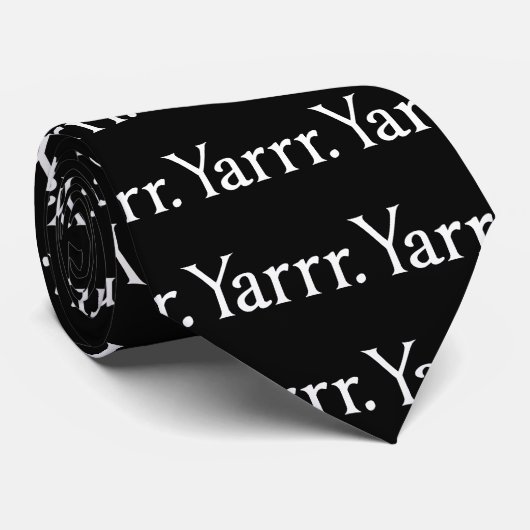 Yarrr Pirate Stropdas (Opgerold)