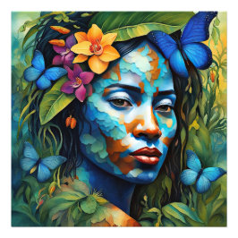 Yarumi Orchid Spirit - Vrouwen in het Amazonegebie Foto Afdruk