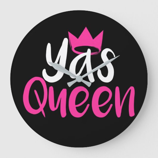 Yas Queen Clock Grote Klok (Voorkant)
