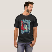 Yas Queen Crown Elizabeth II Meme T-shirt (Voorkant volledig)