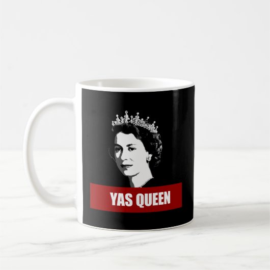 Yas Queen Elizabeth II Engelse Kroonpret Koffiemok (Links)