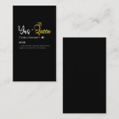 Yas Queen Funny Meme Quote Visitekaartje (Voorkant / Achterkant)