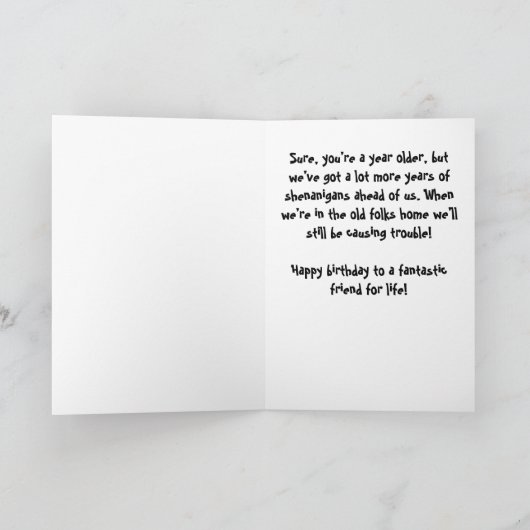 Yas Queen Gelukkige Verjaardag Kaart (Binnen)