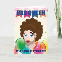 Yas Queen Gelukkige Verjaardag Kaart