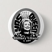 Yas Queen Hillary Clinton Button (Voorkant)
