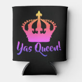 Yas Queen! Kroon Blikkoeler Blikjeskoeler (Voorkant)