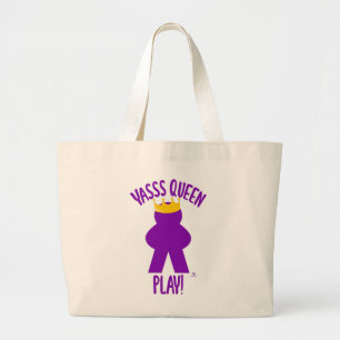 Yas Queen Play Epic Board Grote Tote Bag