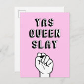 Yas Queen Slay Briefkaart (Voorkant / Achterkant)
