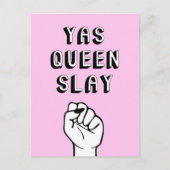 Yas Queen Slay Briefkaart (Voorkant)