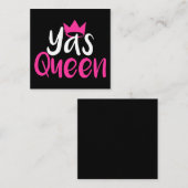 Yas Queen Visitekaartje (Voorkant / Achterkant)