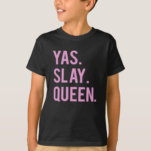 Yas Slay Queen Print 2 T-shirt (Voorkant)