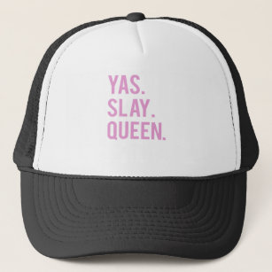 Yas Slay Queen Print 2 Trucker Pet