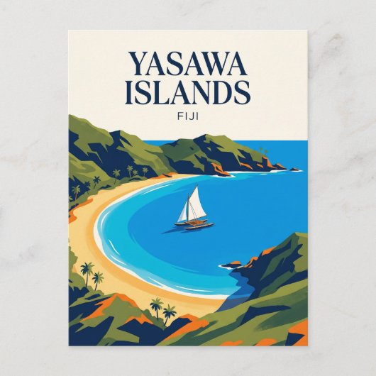 Yasawa-eilanden Fiji Briefkaart (Voorkant)
