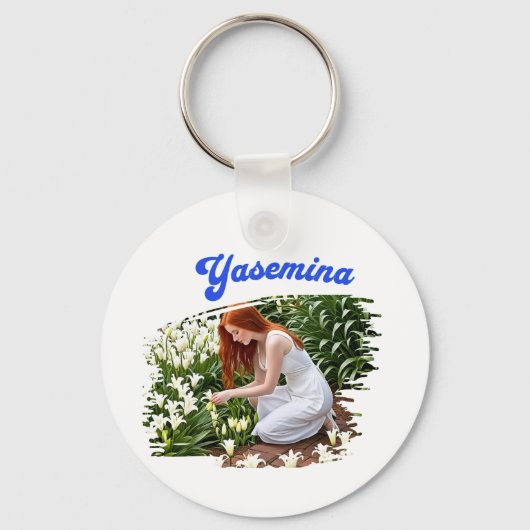"Yasemina"  Sleutelhanger (Voorkant)