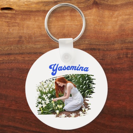 "Yasemina"  Sleutelhanger (Voorkant)