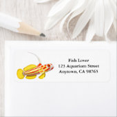 Yasha Hase Goby Fish  adreslabel Etiket (Insitu)