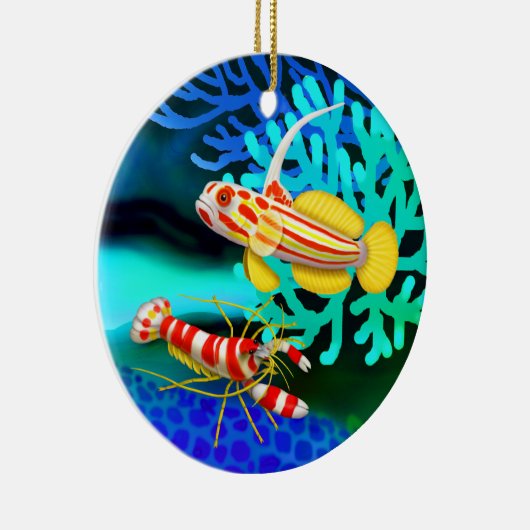 Yasha Hase Goby & Pistol Shrimp Ornament (Rechts)