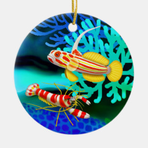 Yasha Hase Goby & Pistol Shrimp Ornament