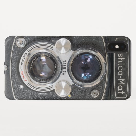 Yashica-Mat Case-Mate iPhone Case (Achterkant (horizontaal))