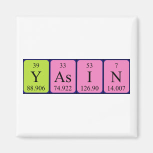 Yasin periodiek table name magnet