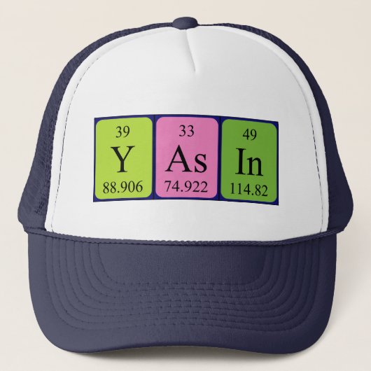 Yasin periodiek table name pet (Voorkant)