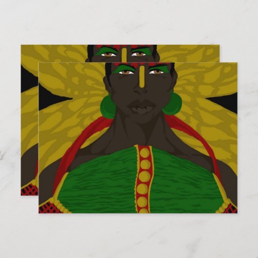 Yasmin Warsame Reference 4 (Sketchbook Pro) Briefkaart (Voorkant / Achterkant)