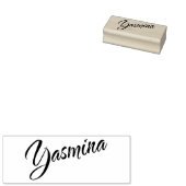 Yasmina noemt cursieve handtekening rubberstempel (Gestempeld)