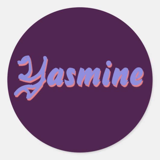 Yasmine Sticker (Voorkant)